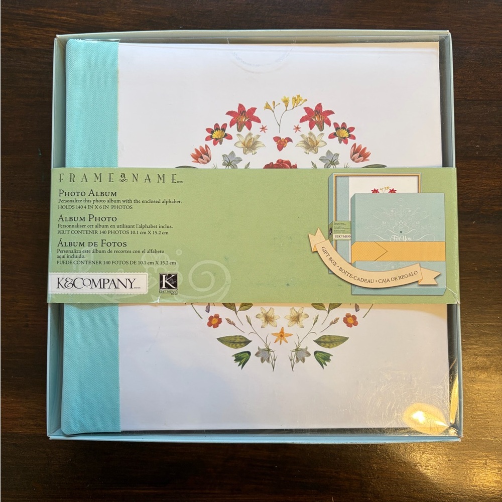 K&Company Floral Wedding Photo Album